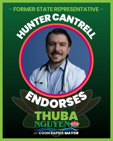 Former State Represenative Hunter Cantrell endorses Thuba
