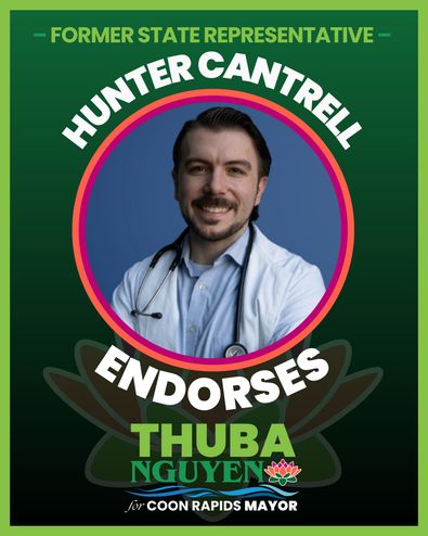 Former State Represenative Hunter Cantrell endorses Thuba