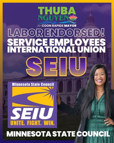 The Service Employees International Union endorses Thuba
