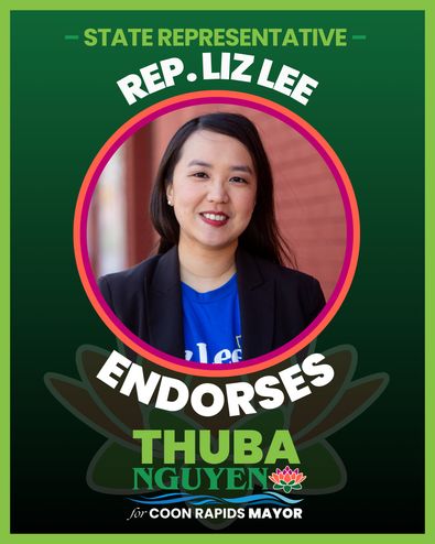 State Represenative Liz Lee endorses Thuba