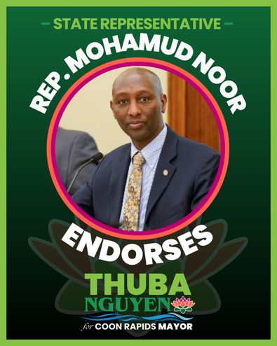 State Represenative Mohamud Noor endorses Thuba