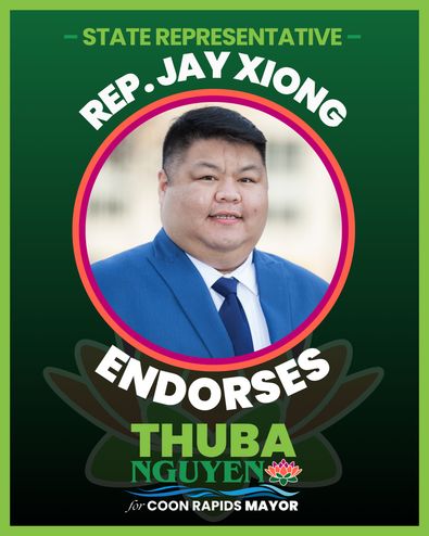 State Represenative Jay Xiong endorses Thuba