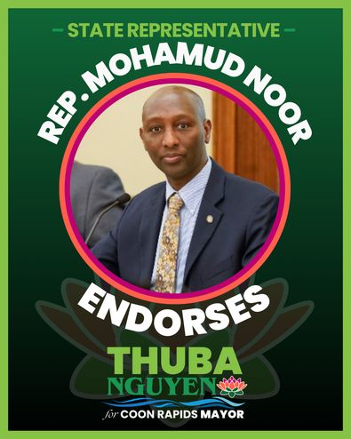 State Represenative Mohamud Noor endorses Thuba