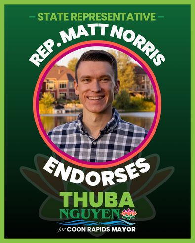 State Represenative Matt Norris endorses Thuba