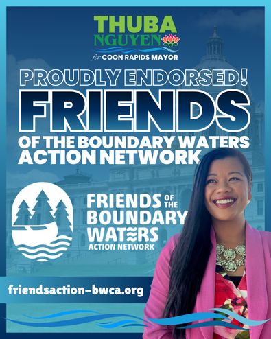 Friends of the Boundary Waters Action Network endorses Thuba
