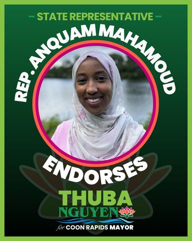 State Representative Anquam Mahamoud endorses Thuba
