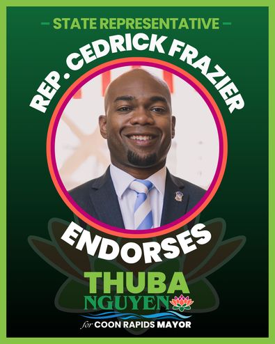 State Representative Cedrick Frazier endorses Thuba