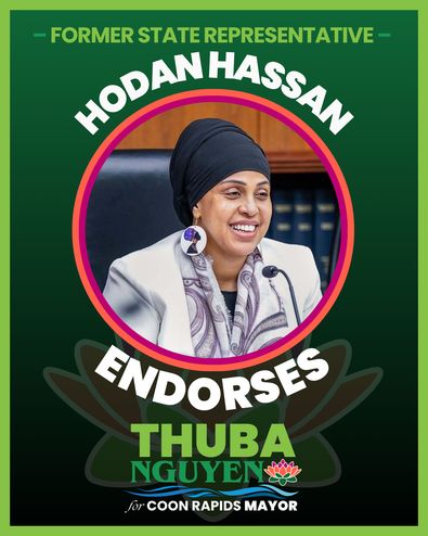 Former State Represenative Hodan Hassan endorses Thuba